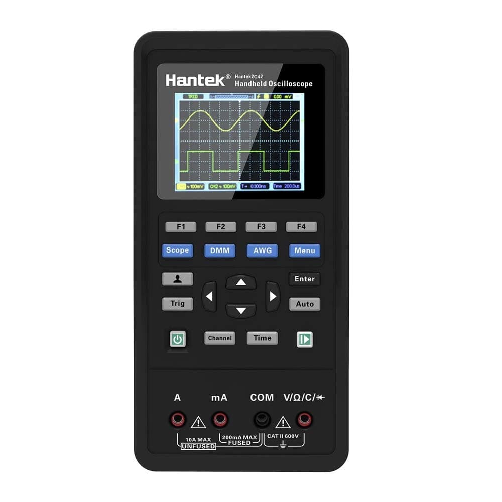 2C42 Digital Oscilloscope Multimeter USB Portable 2 Channels 40MHz 250MSa/s Multifunction Tester
