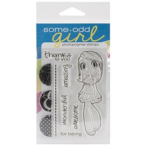 Some Odd Girl Mae 4"X3" Clear Stamp Set-Deer Mae