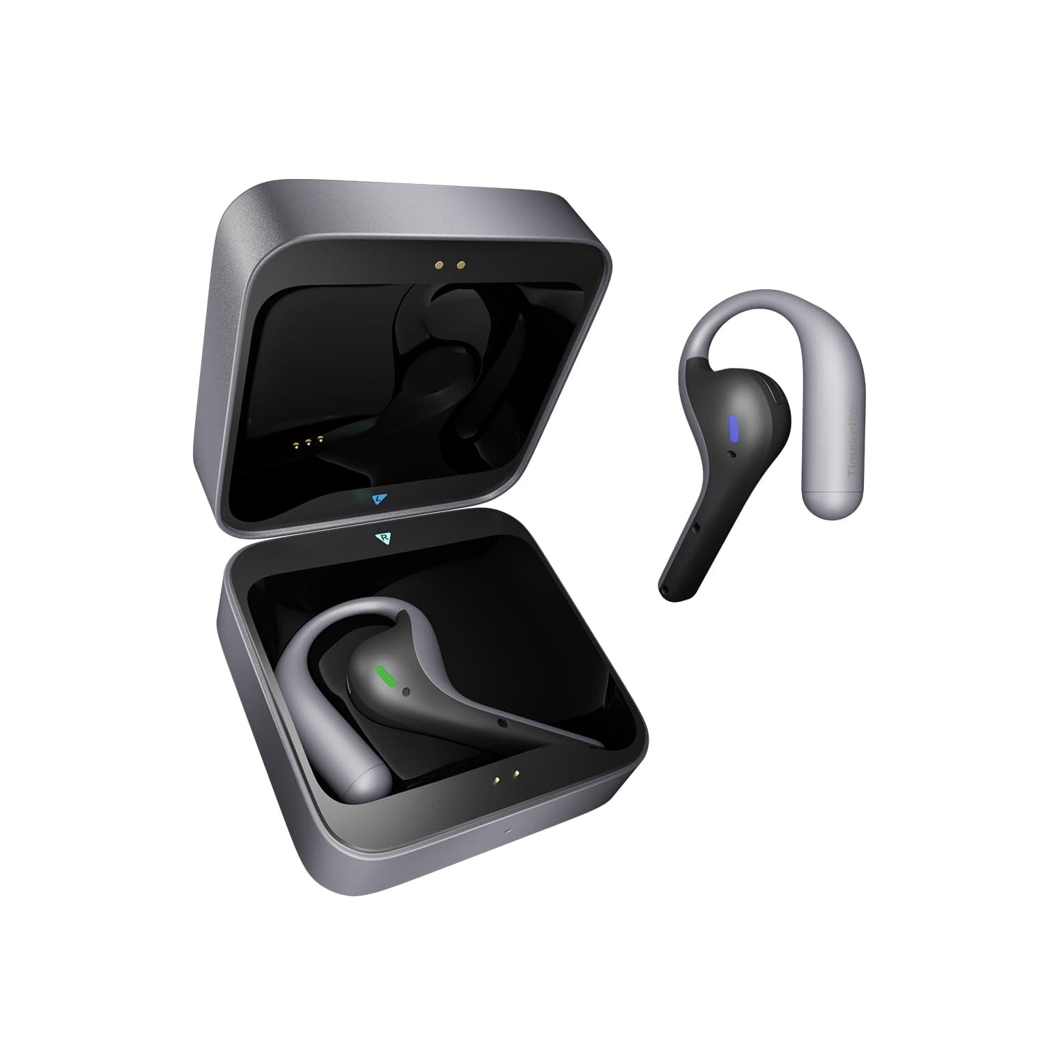 W4 Pro AI Interpreter Earbuds,Bidirection Simultaneous Translation, Translator Device Supporting 40 Languages,Tanslator Earbuds for Video and Phone Calls, Compatible with iOS and Android