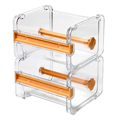 Dometool 2pcs Washi Tape Dispenser Cutter,Roll Tape Holder Organizer,Masking Tape Desktop Tape DIY Sticker Roll Tape Cutter Holder Storage