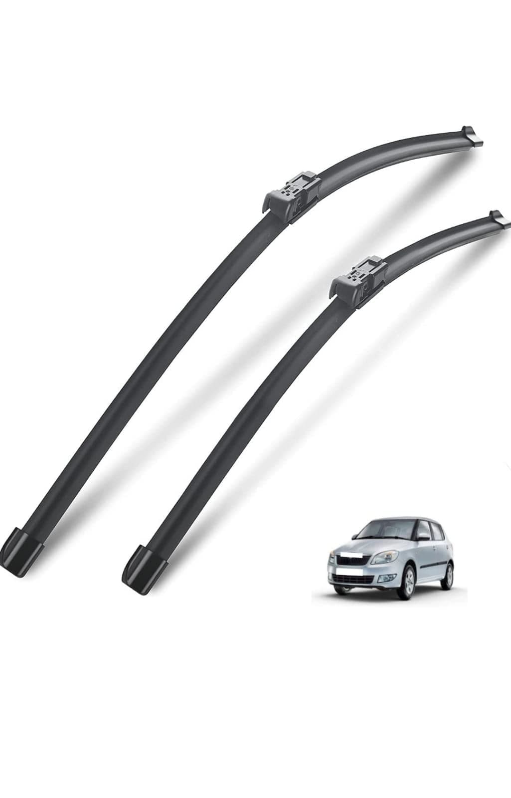 RYU7 Front Wiper Blade Fits- Skoda Fabia (Pack of 2)