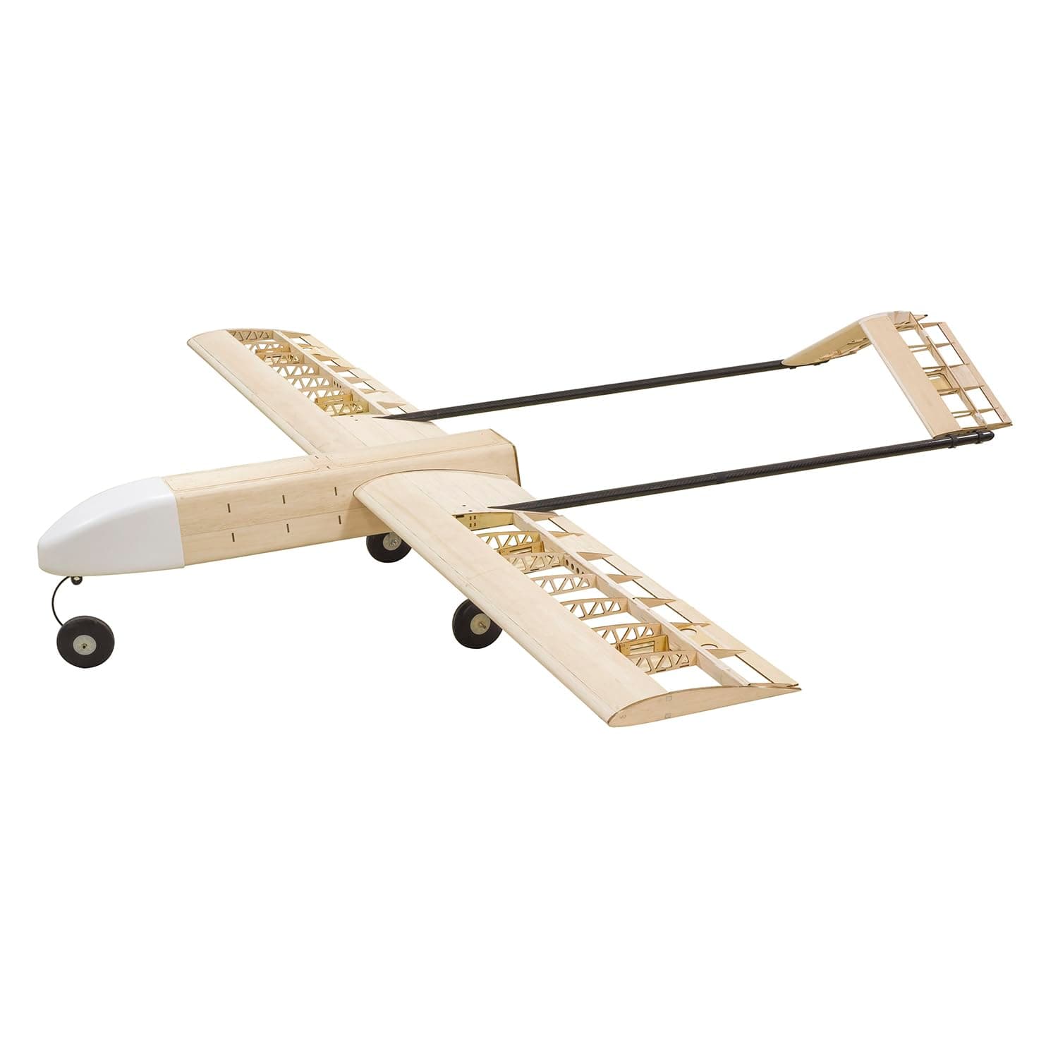 Balsa Wood Laser Cut Plane 2.1M RQ-7 Shadow by DW Hobby for Adults (S1204B)