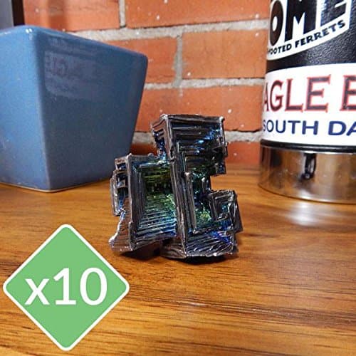 Bismuth Crystal Kit (10 Pack) - Grow Your Own Bismuth Crystals at Home Or in The Classroom