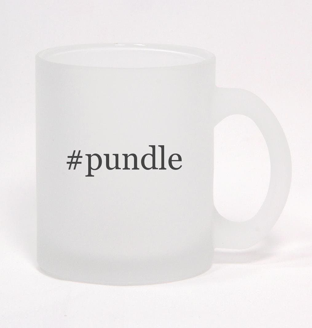 #pundle - Hashtag Frosted Glass Coffee Mug 10oz