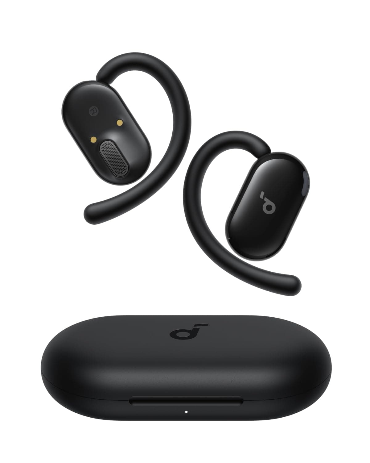 V20i by Anker Open-Ear Headphones, Adjustable Ear Hooks, Ultra-Comfort, Snug Fit, Powerful Sound, Clear Calls, IP55, 36H Playtime, Bluetooth 5.4 Wireless Earbuds, Multipoint Connection