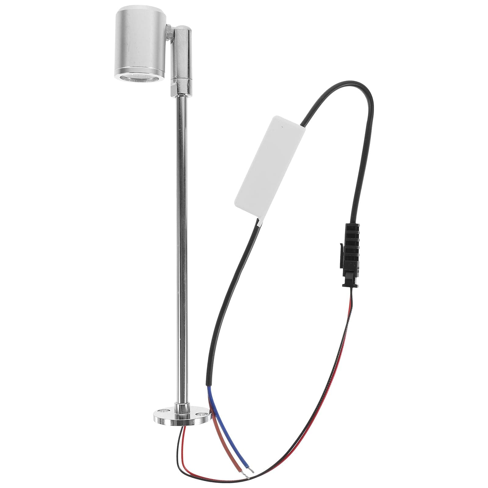 Led Mini Spotlight Cabinet Lamp Spotlight Showcase Display Lights Indoor Picture Lights Art Lights for Painting Plants Jewelry Showcase Silver