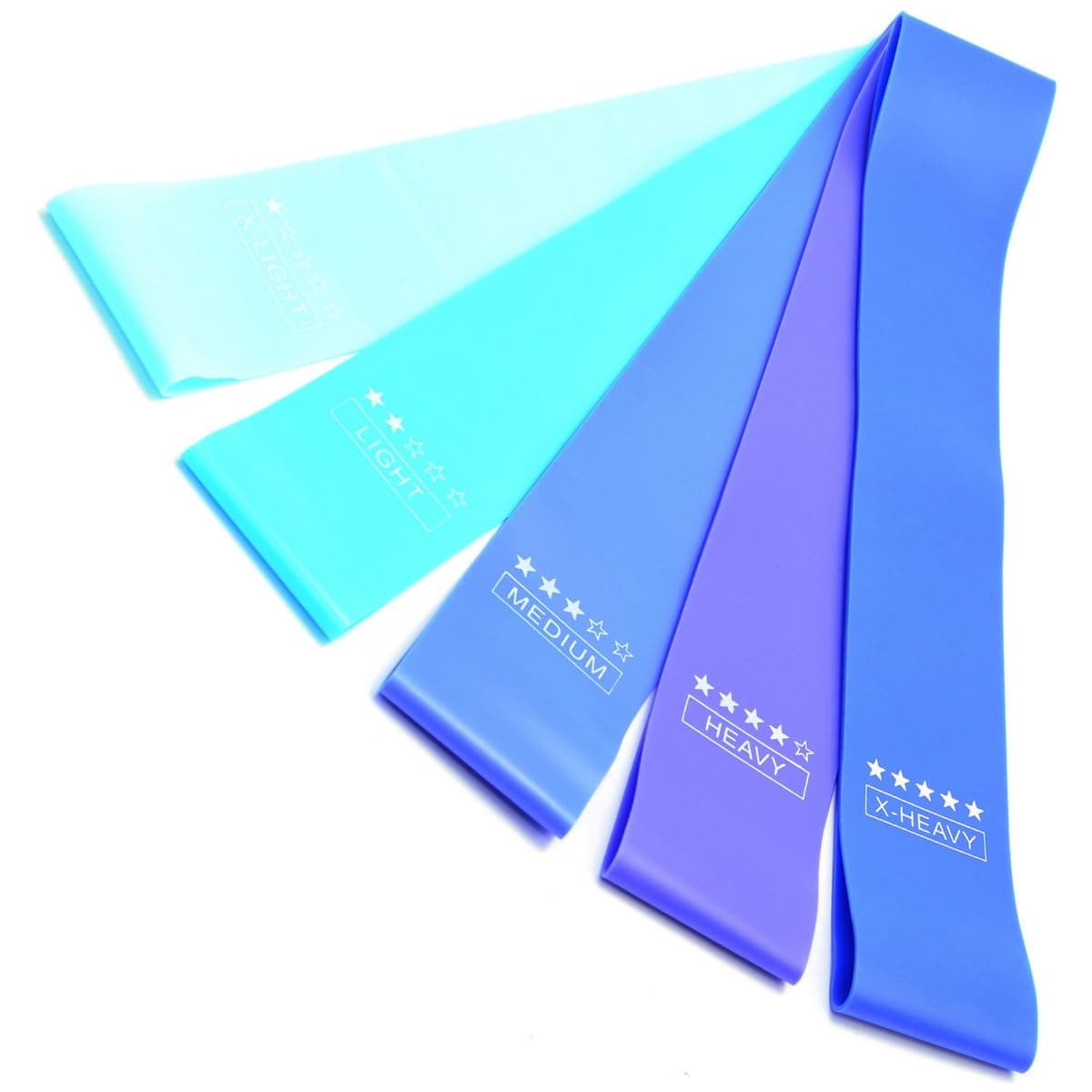 Resistance Loop Exercise Bands Exercise Bands for Home Fitness, Stretching, Strength Training, Physical Therapy,Elastic Workout Bands for Women Men Kids