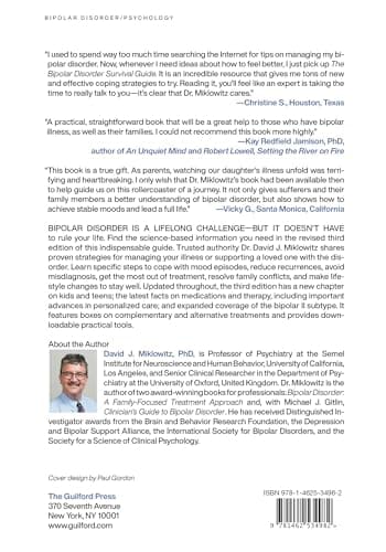 The Bipolar Disorder Survival Guide, Third Edition: What You and Your Family Need to Know