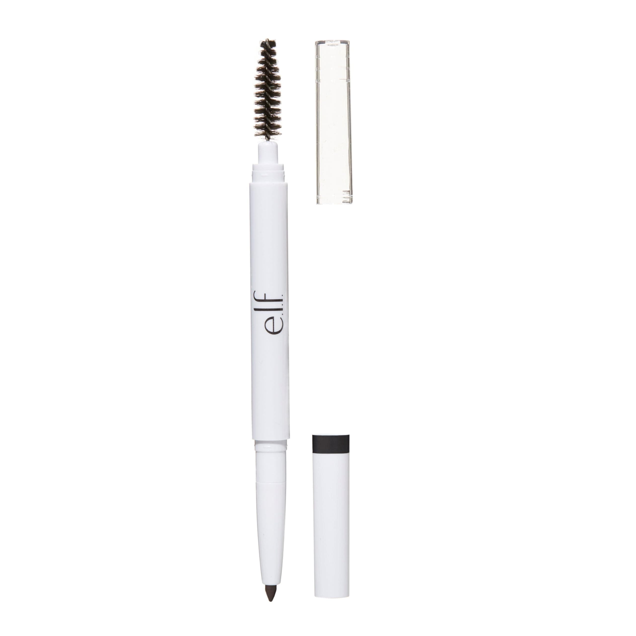 e.l.f. Instant Lift Brow Pencil, Dual-Sided, Precise, Fine Tip, Shapes, Defines, Fills Brows, Contours, Combs, Tames, Deep Brown 0.18g