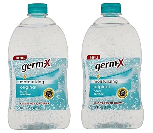 2 pack of Germ-X Moisturizing Original Hand Sanitizer Refill, 56 ounce each