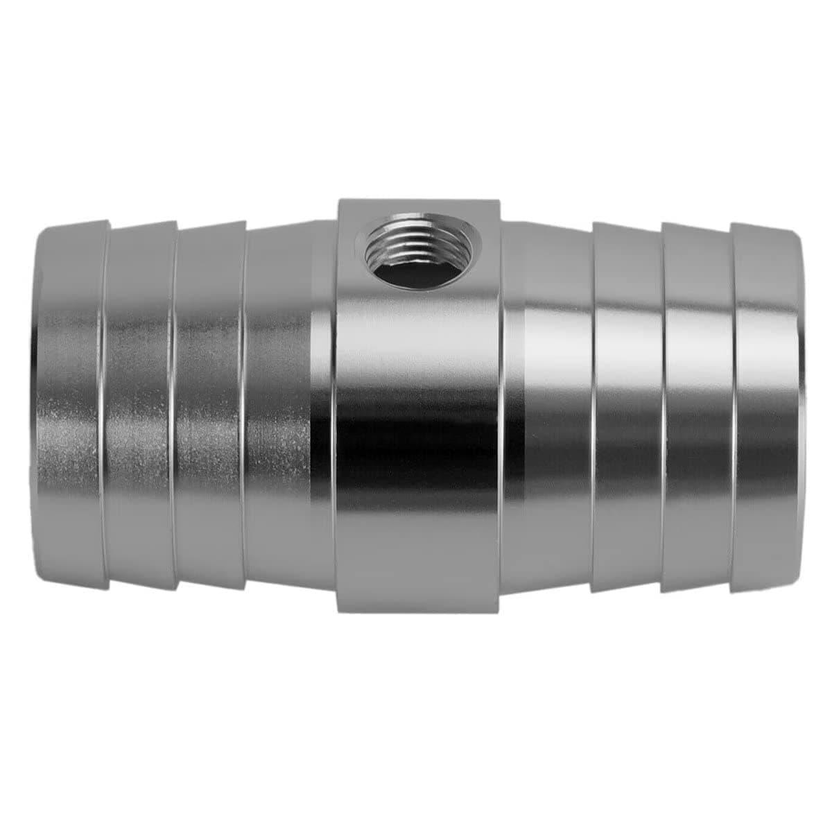 Steam Radiator Hose Barb Coupler Adapter 1-1/4" with 1/8" NPT Steam Port for LS Swap Steam Vent Radiator Coolant Crossover Splice