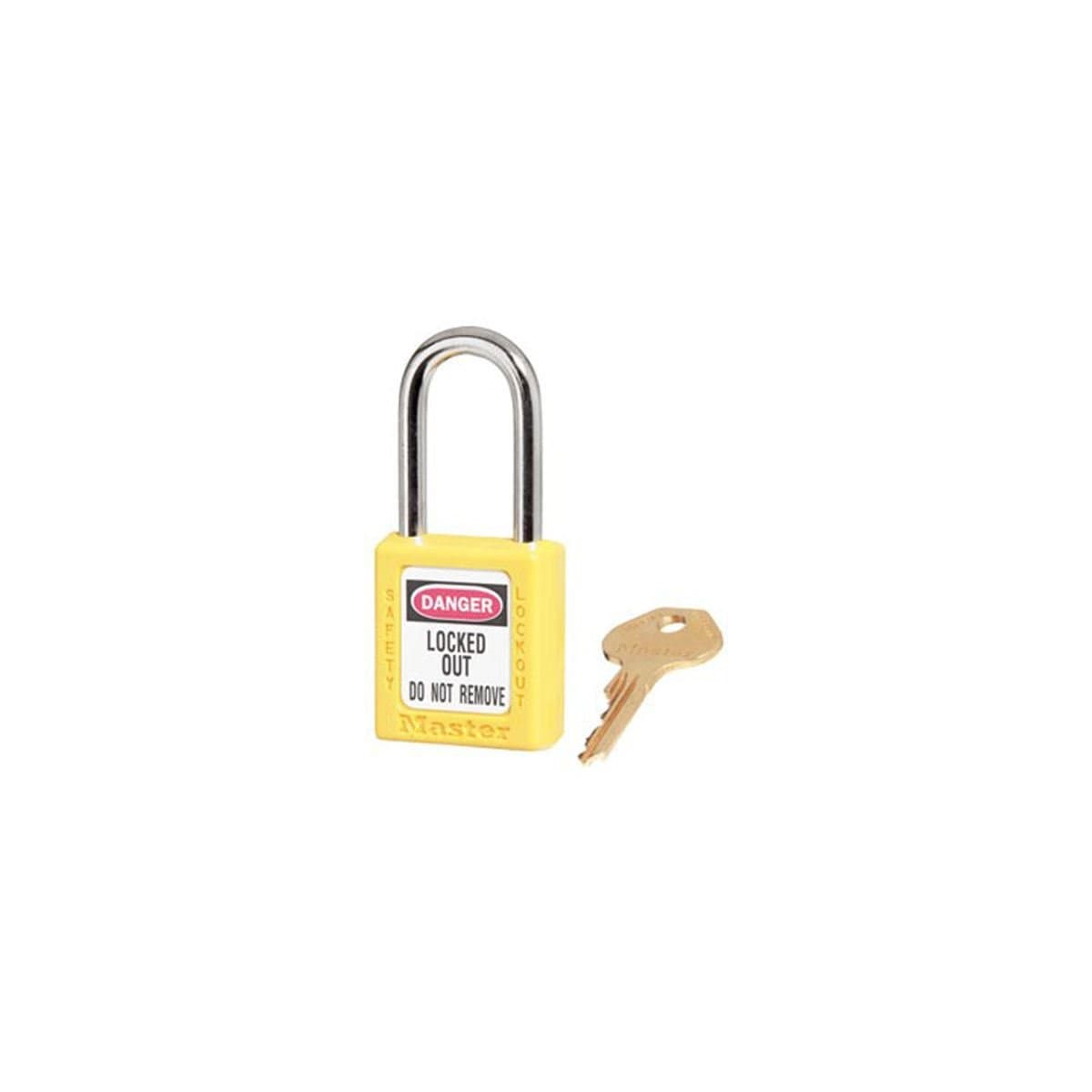 Masterlock 410 Yellow Thermoplastic Safety Padlock