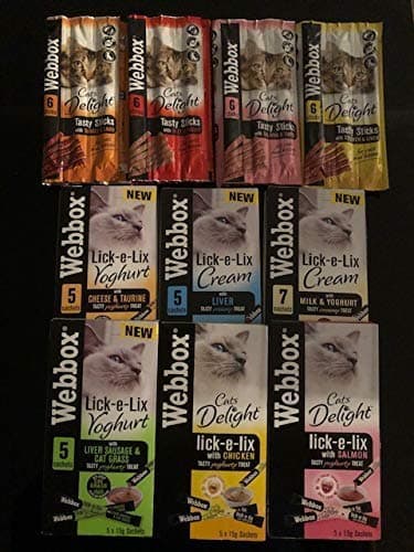 Webbox Lick-e-Lix/Tasty Sticks Cat Treats Hamper
