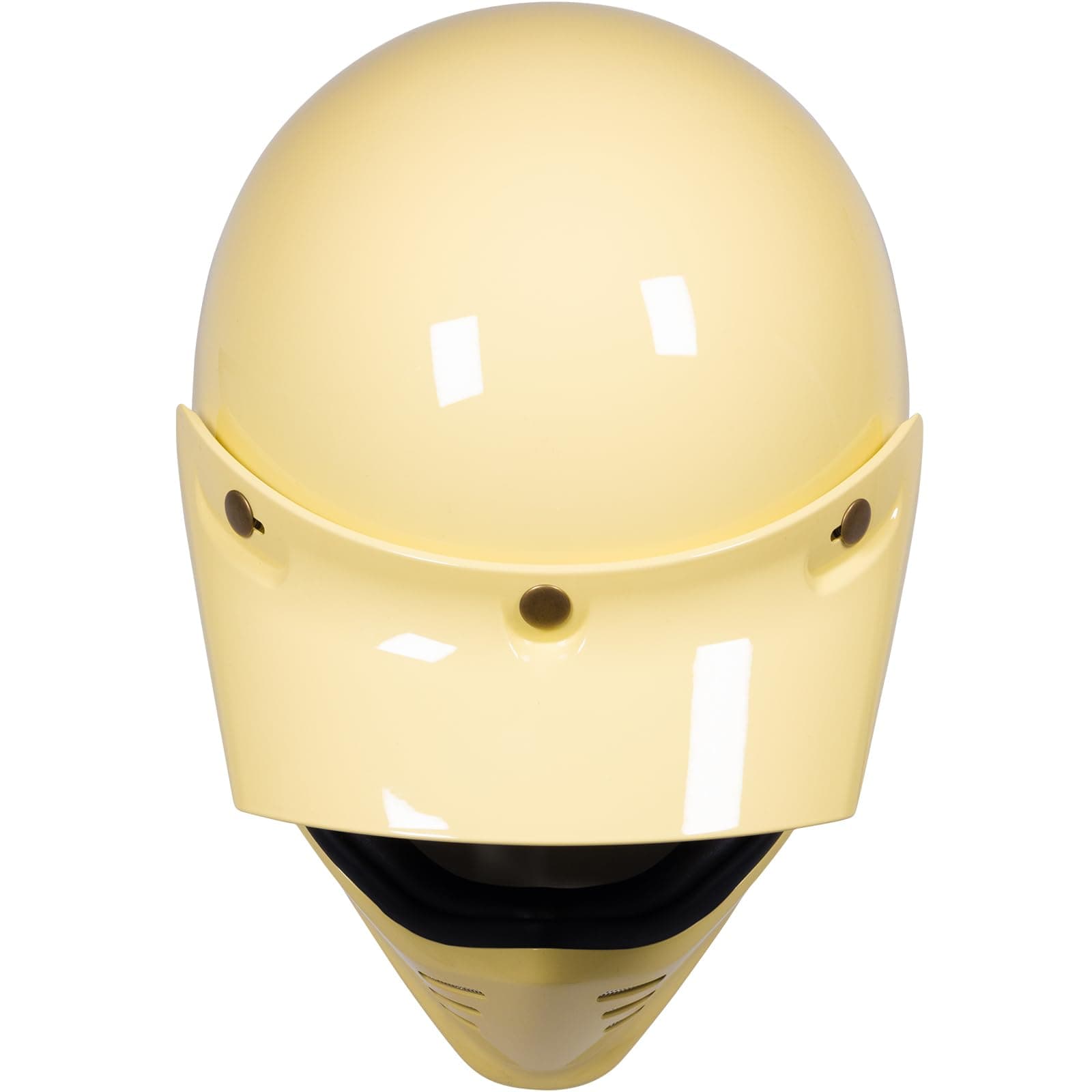 Black Royale II Retro Motorcycle Helmet