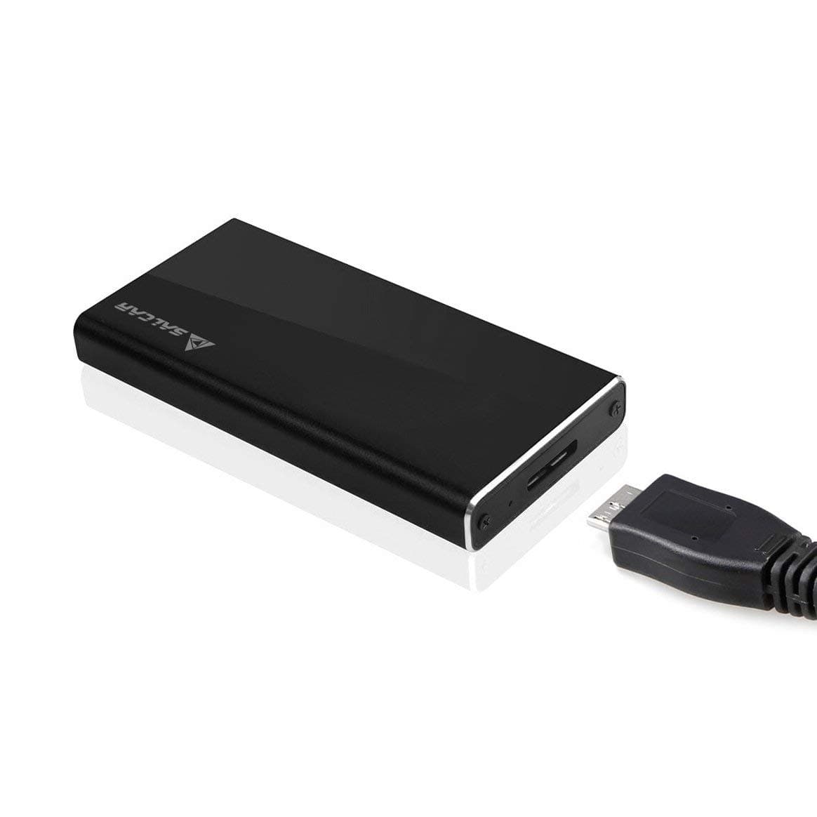 Salcar - USB 3.0 Offline Clone and Docking Station with 2 Slots - Optimised for 2.5 and 3.5 Inch HDD/SSD (SATA I / II / III), Including USB 3.0 Cable and 12V 3A PSU, 2 x 8TB black