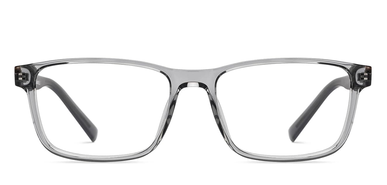 | Zero Power Blue Cut Computer Glasses | Anti Glare, Lightweight & Blocks Harmful Rays | UV Protection Specs | Full Rim Rectangular | For Men & Women | Large | LB E16217