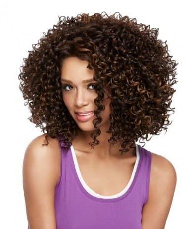 CURL-INTENSE Lace-Front Wig #1103 Created by Sherri Shepherd NOW line for LUXHAIR (Color Selected: FS4/30)