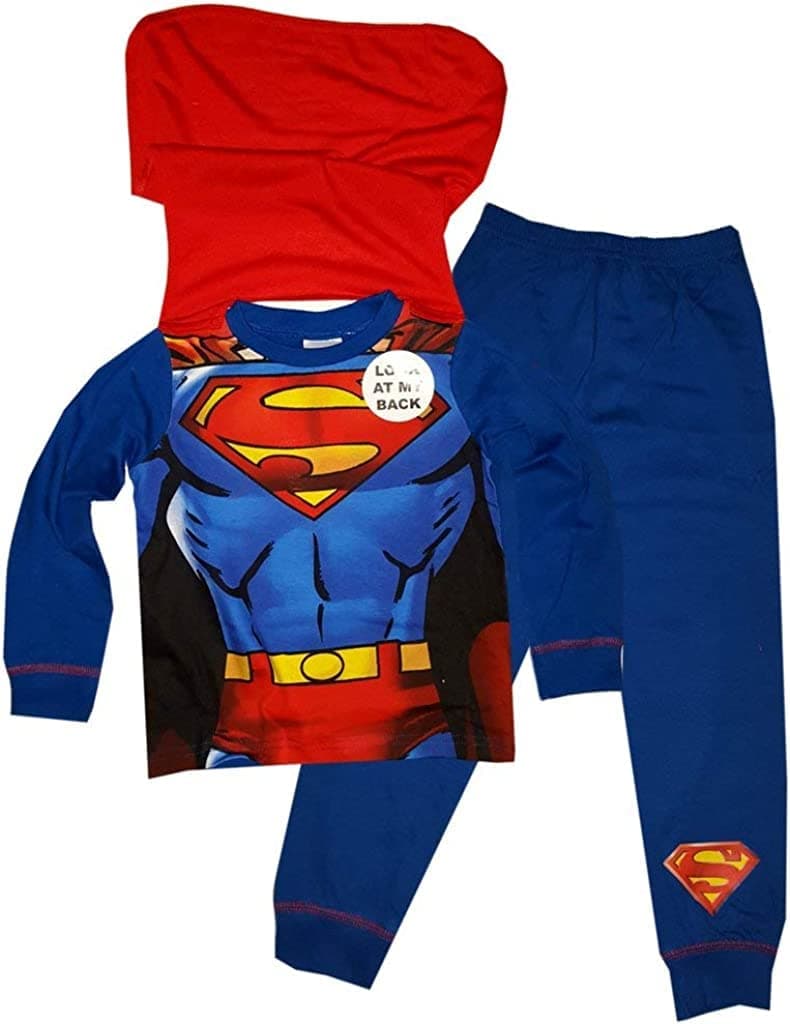DC Comics Superman Novelty Superheroes Pyjama With Cape (2 to 8 Years)