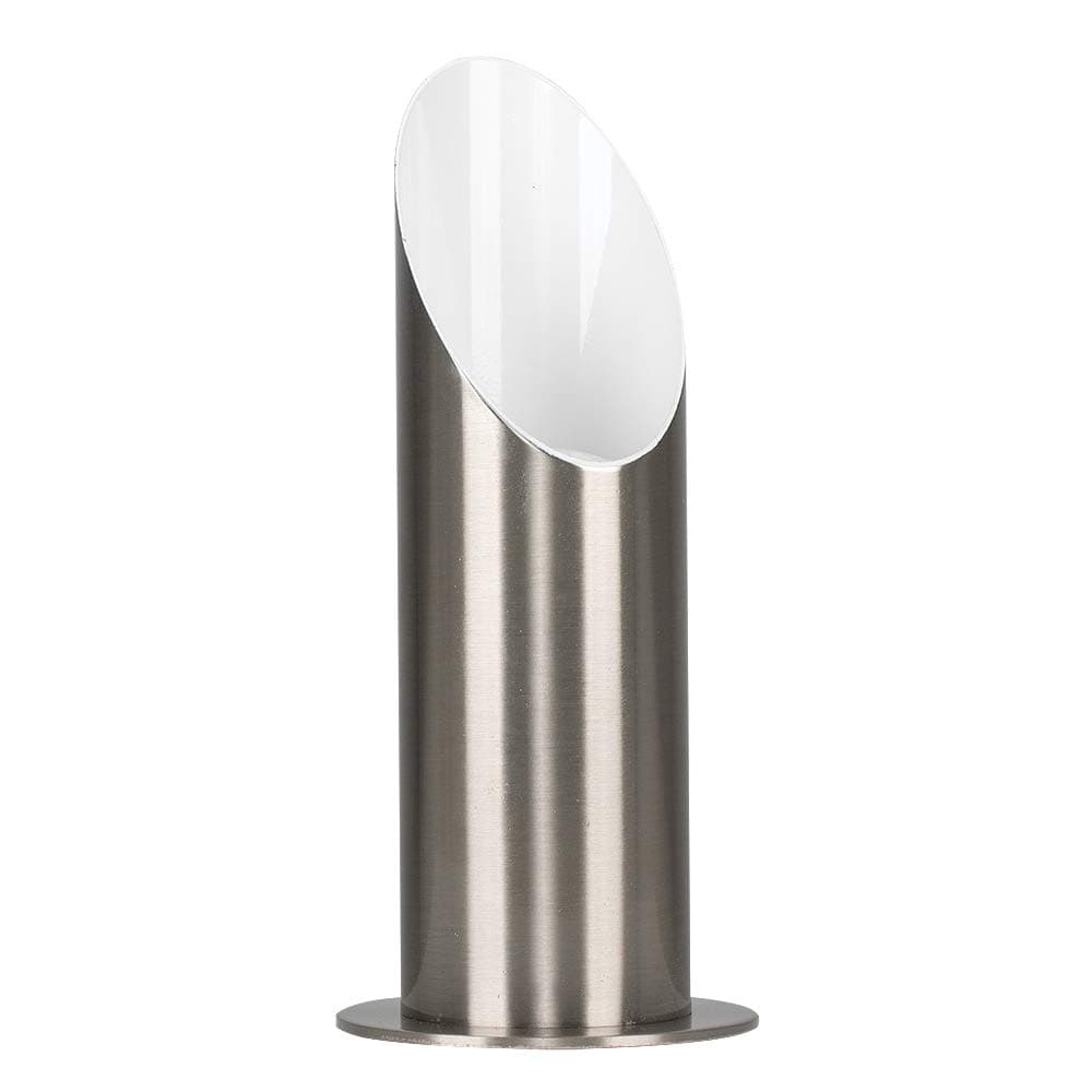 MiniSun | Modern Brushed Chrome Uplighter Wall Wash Lamp | Table Lamps, Home Décor & Improvement Essential