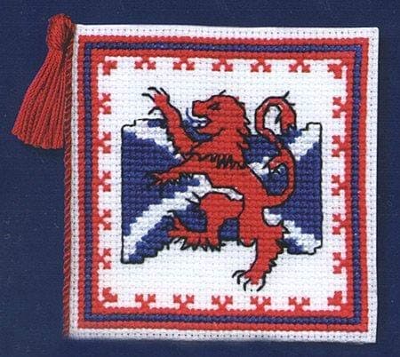 Textile Heritage Lion Rampant Needle Case Cross Stitch Kit