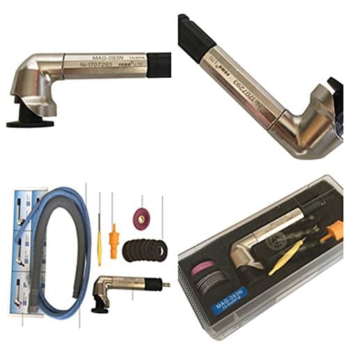 guangshun MAG-093N Air Micro Pneumatic Grinder Pen Tools 90 Degree Bend Surface Polishing