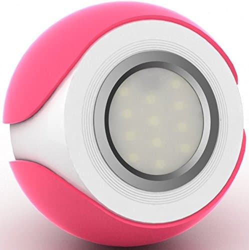 LED Mood Light / Nightlight | Dimmable Ambient TV Lighting in 15 Colors | Remote Control ★ Jazz up Your House Party or College Dorm Room, Create A Romantic Ambience, Relax or Even Soothe Your Baby to Sleep. Unique Christmas 2015, Wedding, Birthday or House Warming Gift - Pink