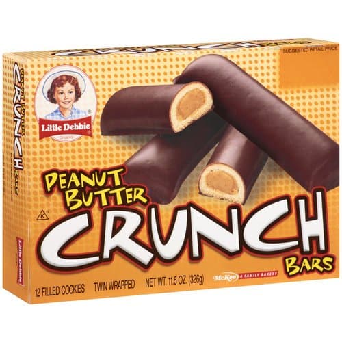 Little Debbie Peanut Butter Crunch Bars, 11 oz