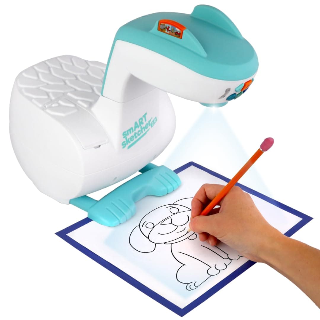 Flycatcher Smart Sketcher 2.0 Projector, Drawing and Tracing Projector for Kids, Educational Arts & Crafts Toy, Gift for Boys and Girls Ages 5+