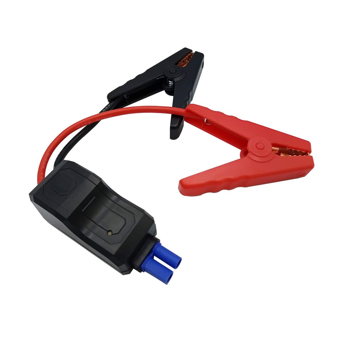 EC-5 Connector Car Battery Smart Clips, 12V, 15A, Booster Cables, Anti-short, Anti-reverse, Full Copper, EC5 Interface, Peak Current <800A