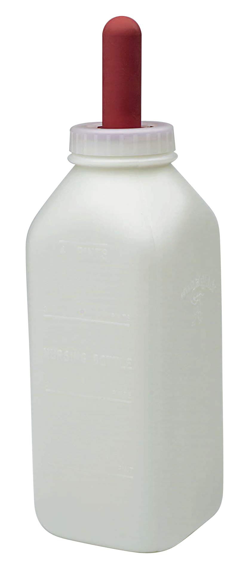 Miller 9312 Co Calf Bottle with Screw Nipple, 2 Quart