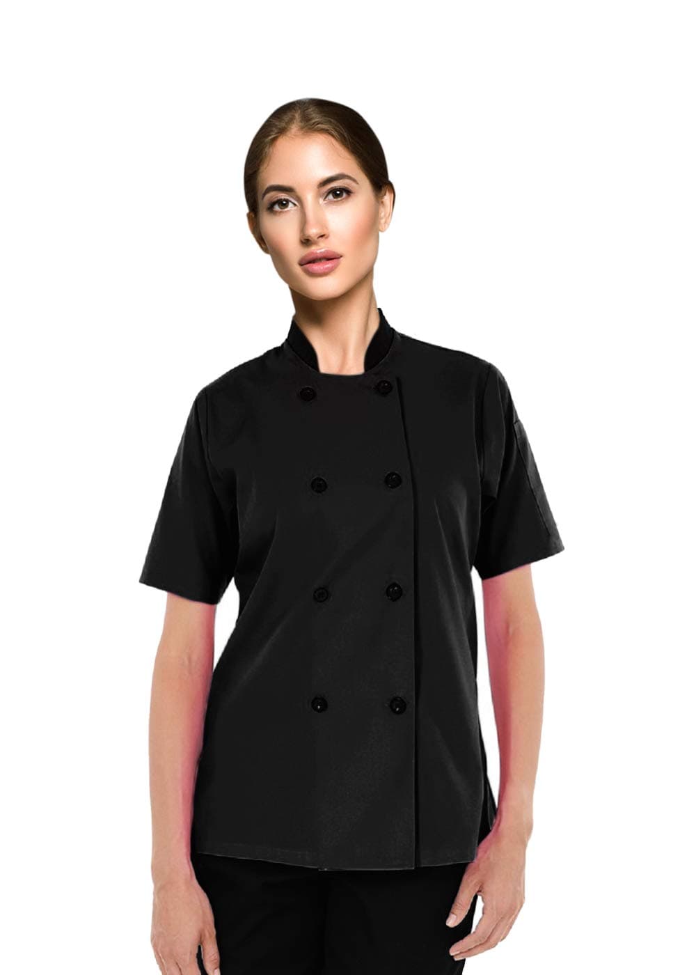 Short Sleeves Only Women's Ladies Chef's Coat Jacket
