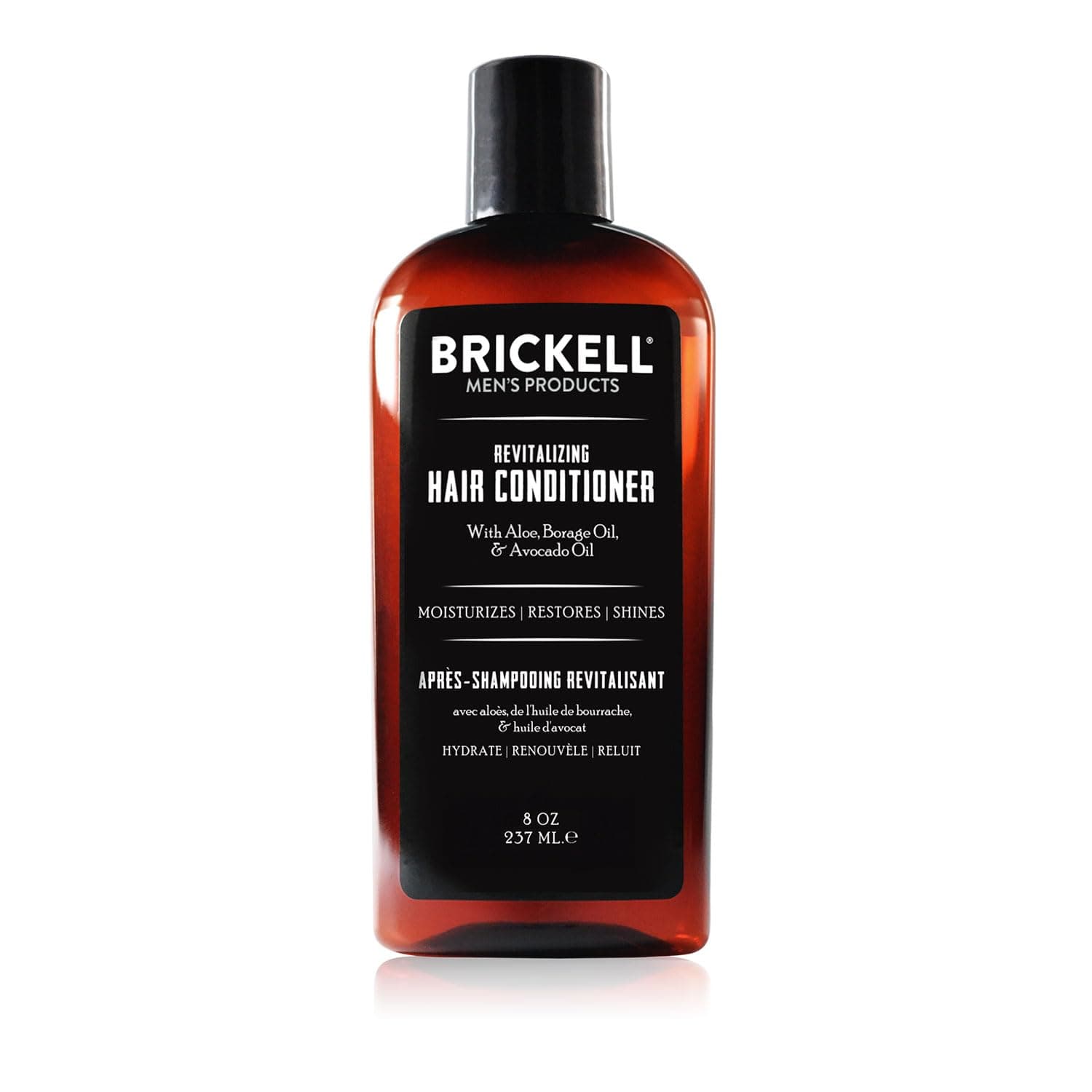 Brickell Men's Hair Conditioner, 8.1 fl oz (237 ml), Organic, Men's Skin Care, Made in USA (Amazon.co.jp Exclusive)