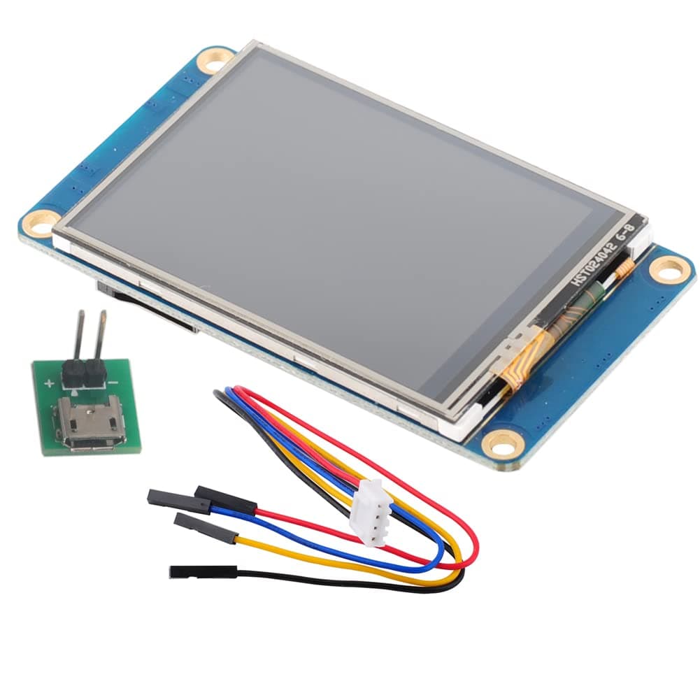 Nextion 3.5 inch HMI Display Resistive Touch Screen 5V TFT LCD 480x320 for Arduino ESP32 Board (NX4832T035)