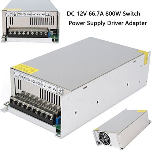 12V 66.7A 800W Universal Regulated Switching Power Supply Driver for CCTV camera LED Strip AC 100-240V Input to DC 12V