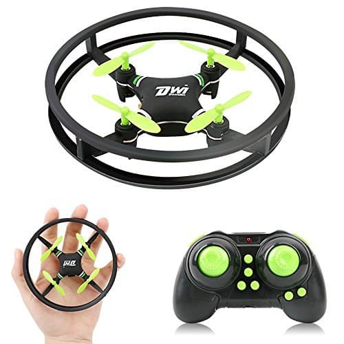Dwi Dowellin Mini Drone Crash Proof RC Quadcopter One Key Spin Flips Rolls Nano Drones Toys for Kids Beginners Children Boys and Girls, comes with Case
