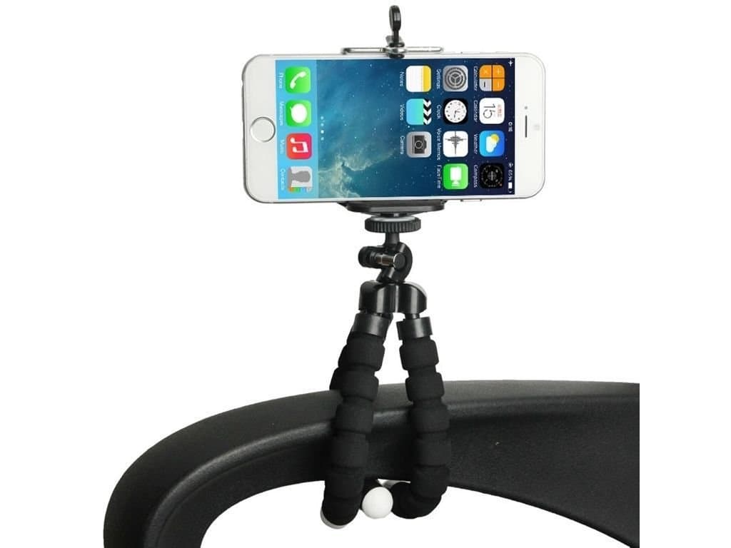 Mini Black Tripod Stand Grip Mobile Phone Holder Mount Smartphone Camera Gorilla Octopus Flexible Legs Pod