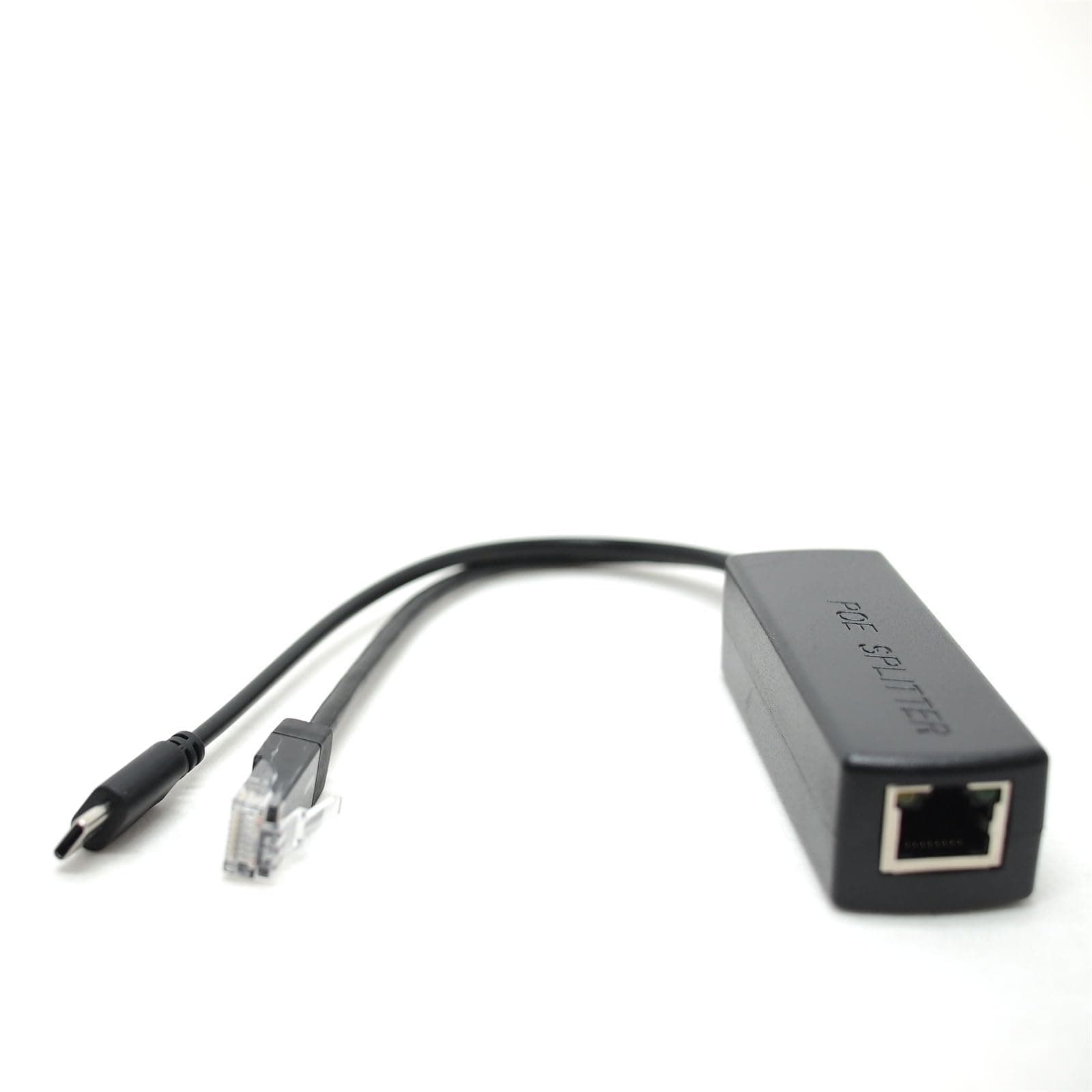 Gigabit USB Type C Active PoE Splitter 48V to 5V IEEE802.3af Power Over Ethernet for Raspberry Pi 4 4B