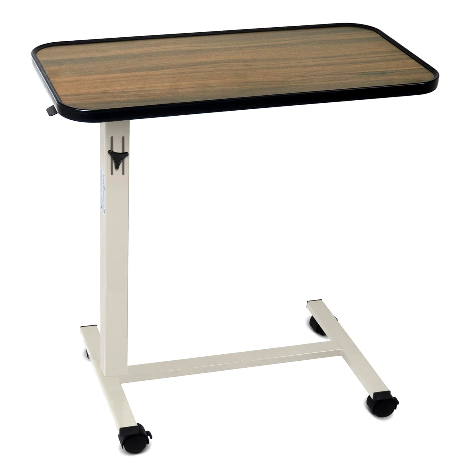 KosmoCare Height Adjustable Multipurpose Table Trolley (Hydraulic - Mahogany, Mahogany)