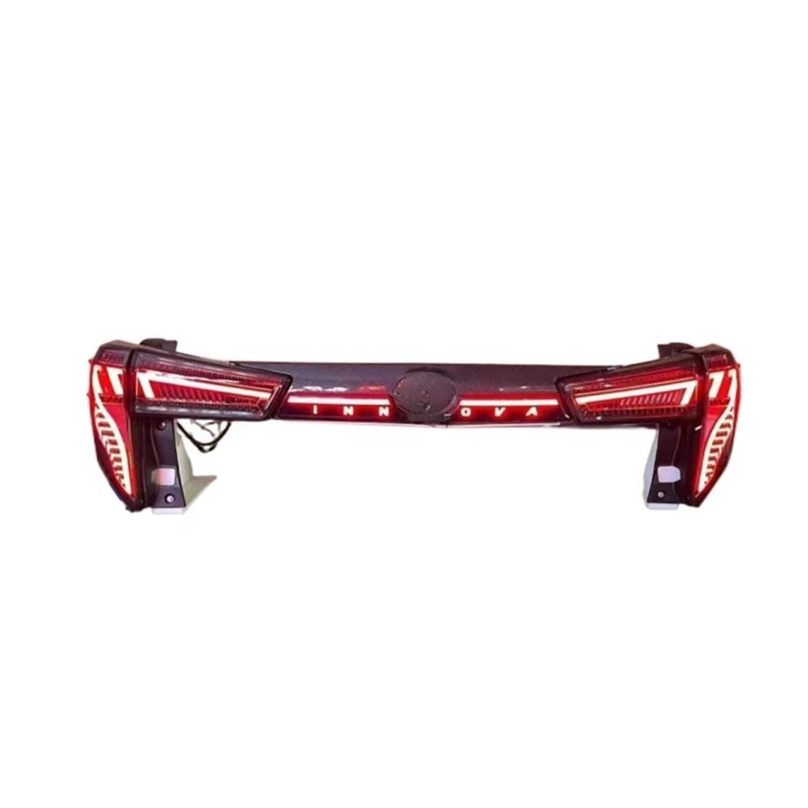 Taillights Compatible with Innova Crysta Tail Lamp with Full LED and Sequential Turn Signal 2015-2022 Modified Rear Lamp Light(Red B)