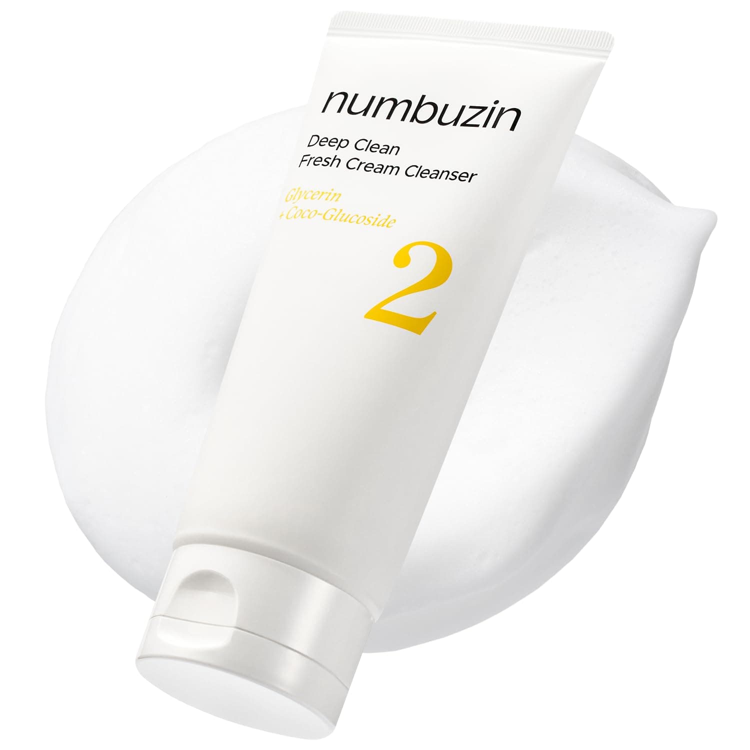 No.2 Cleansing Foam | Deep Clean Fresh Cream Cleanser | Foam Cleanser, Gentle Exfoliation, Deep Cleansing, Natural Ingredients | Blackheads, Excess Oil, Dead Skin Cells | 4.05 fl. oz.