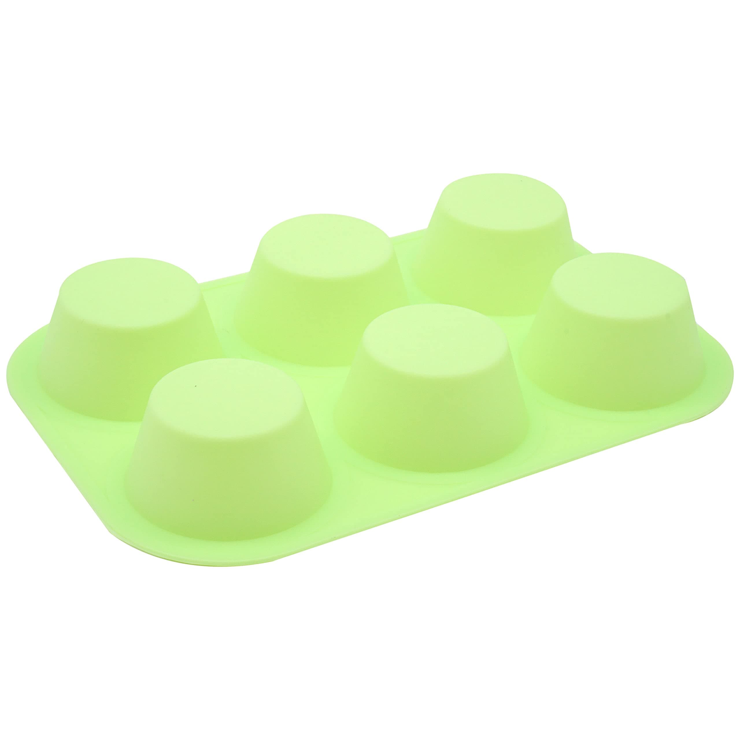 – 6 Cup Mini Muffin Tray Available in Blue, Pink or Green