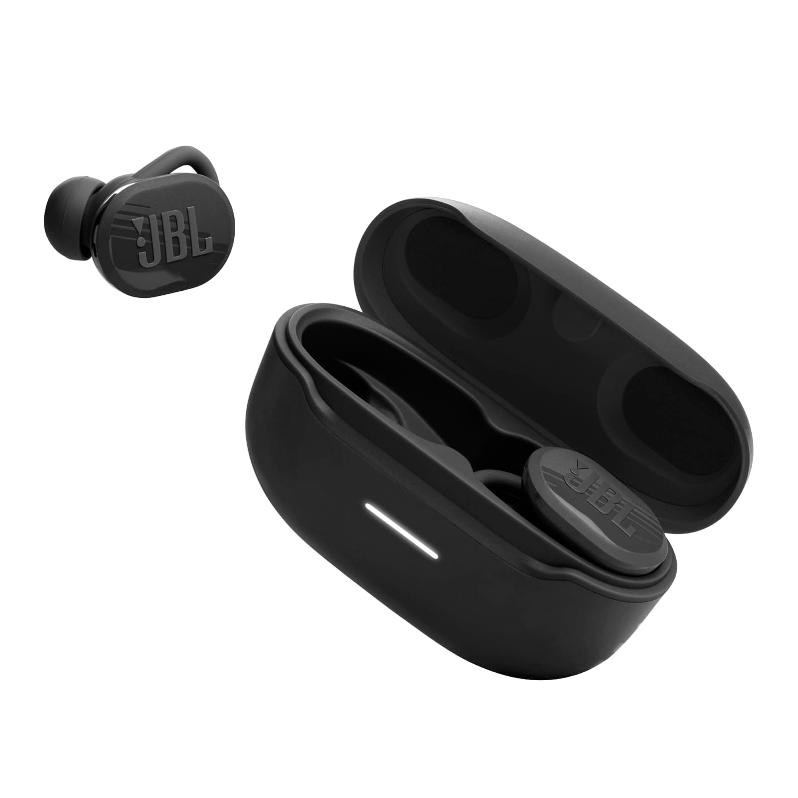 Endurance Race 2, True Wireless Bluetooth Earbuds, 48 hrs Battery, IP68 Water and Dust Resistance, Noise Cancellation, Pure Bass Sound, Smart Ambient, Sports Modes, Black - JBLENDURACE2BLK