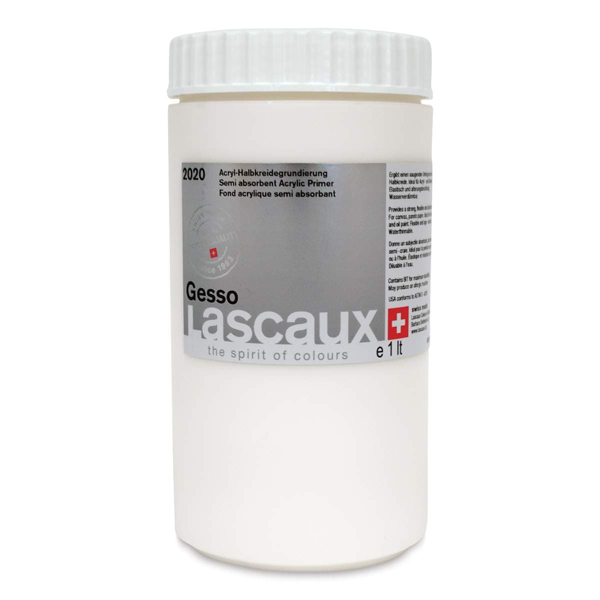 Lascaux Primer Gesso - 1 liter jar
