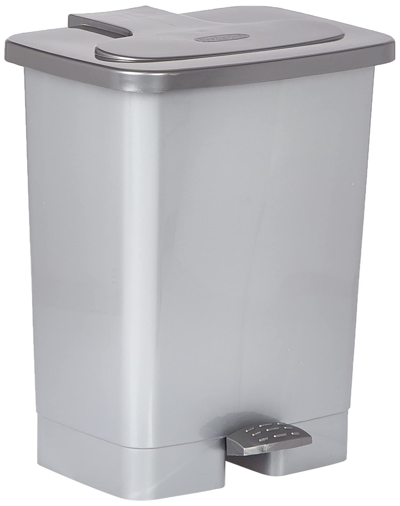 17L Step-On Waste Bin With Pedal, Pearl Grey