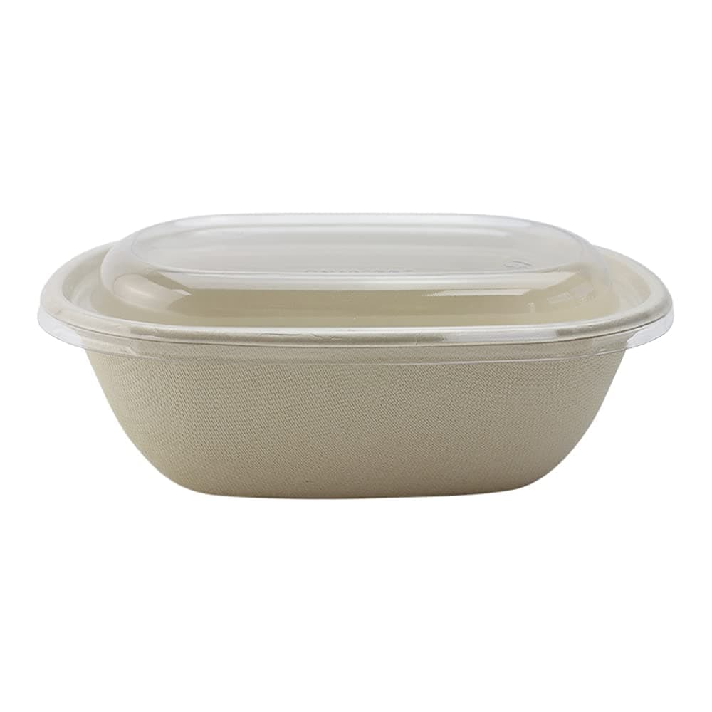 Signature Packaging - Takeaway Bowl Container with Lid - 25 Pack -Eco Friendly - 770ml