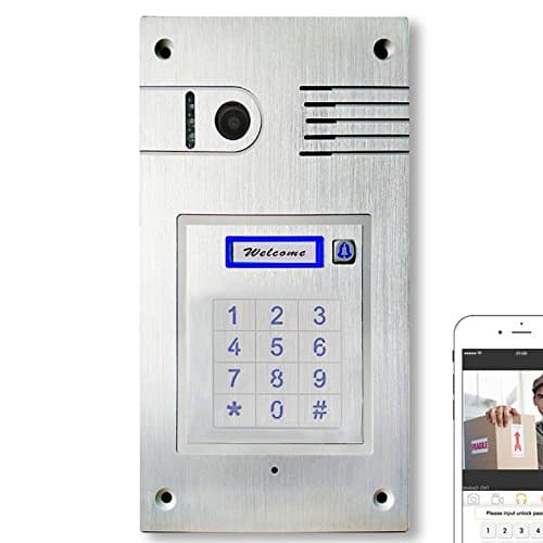 Wireless Door Phone Intercom Doorbell Iphone Android Flush-Mounted