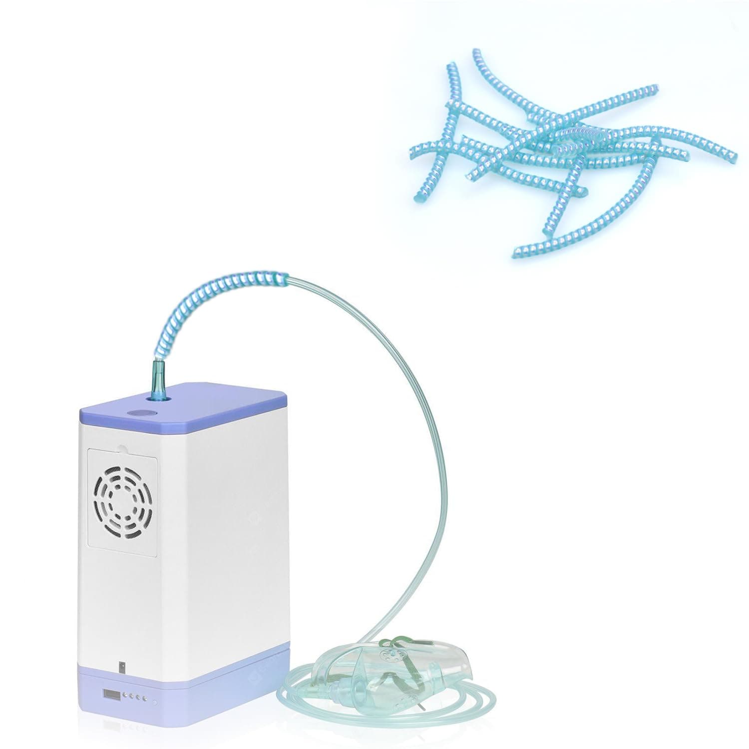 10 Pack Oxygen Tube Support Crimp Straightener for Portable Oxygen Concentrator Oxygen Tank Oxygen Hose Nasal Cannula Oxygen Tubing Accessories