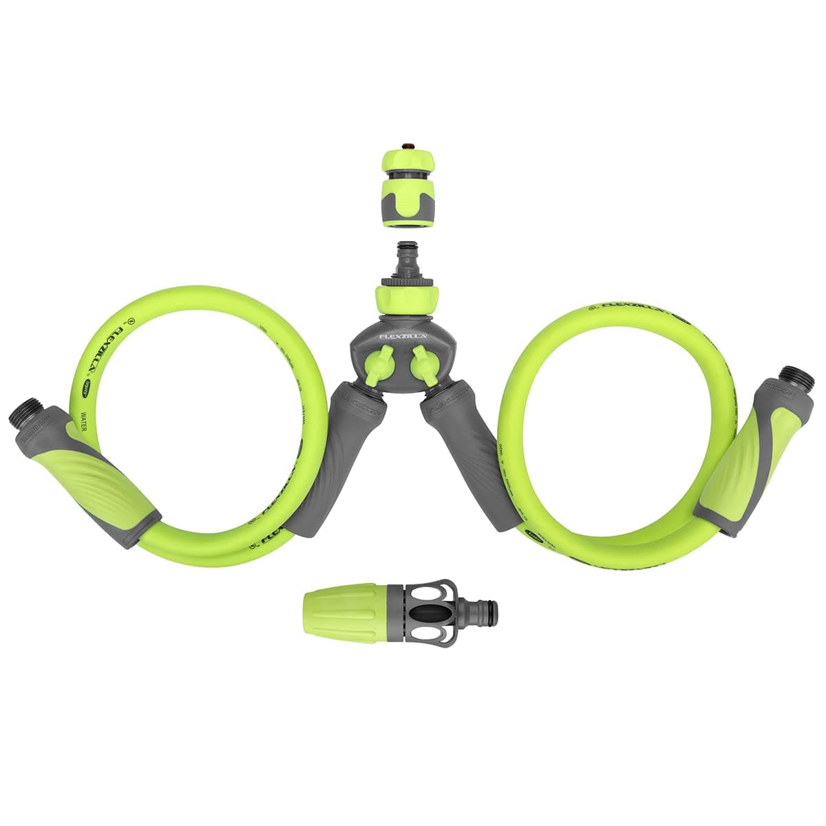 Marine Twin Outboard Flush Kit, 6-Piece 5/8" 3/4" - 11 1/2 GHT - HFZGSK01