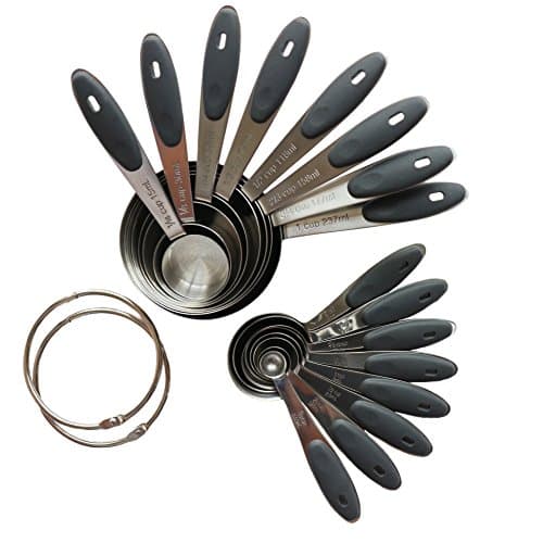 16pcs Measuring cups and measurement kitchen cooking baking tool