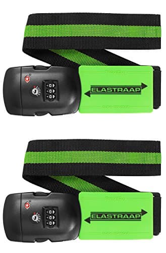 ProudGuy Luggage Strap ELASTRAAP Superior Strength Non-Slip with TSA Combination Lock